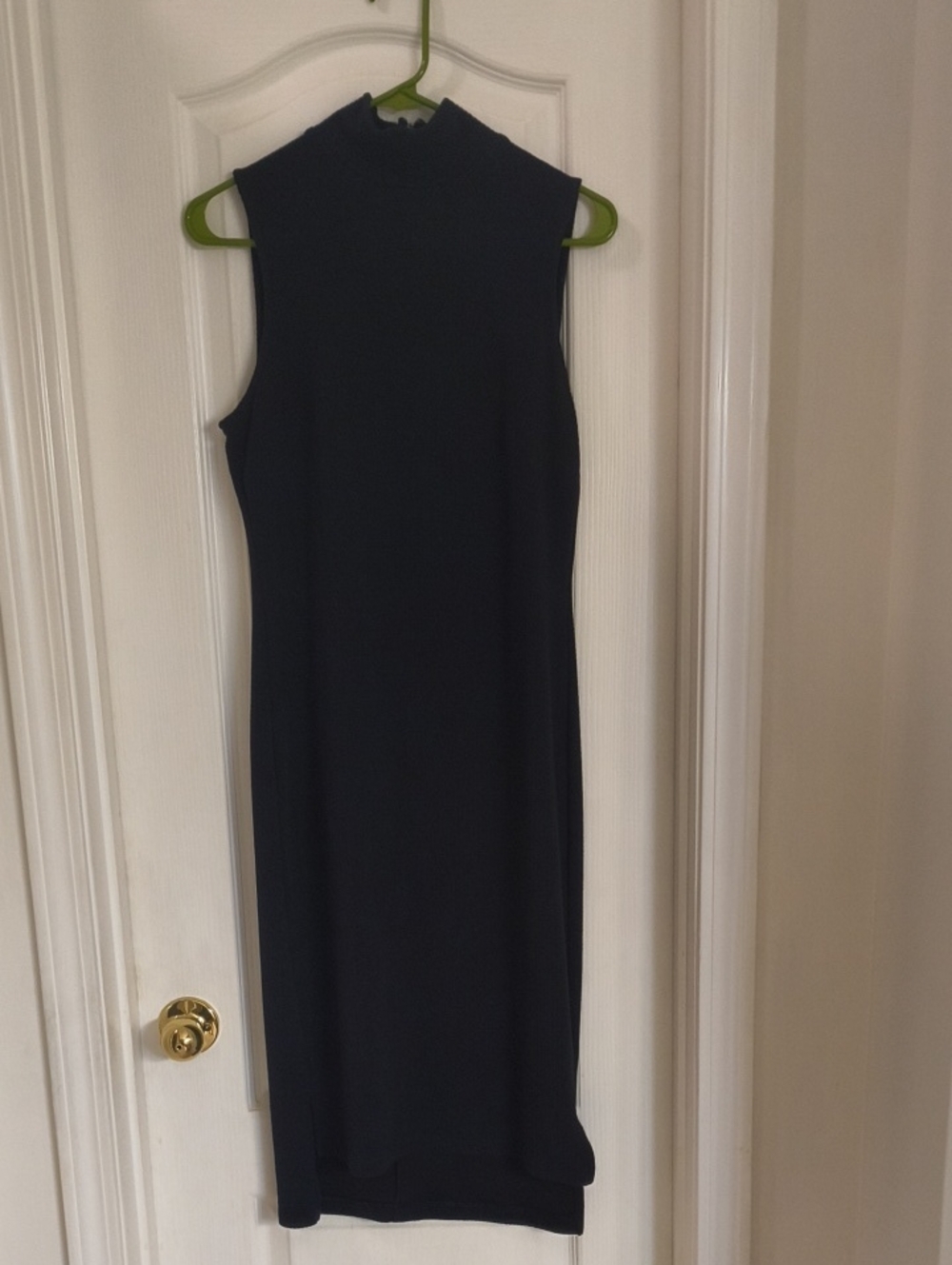 Apt. 9 Sleeveless Mock Neck Black Midi Dress